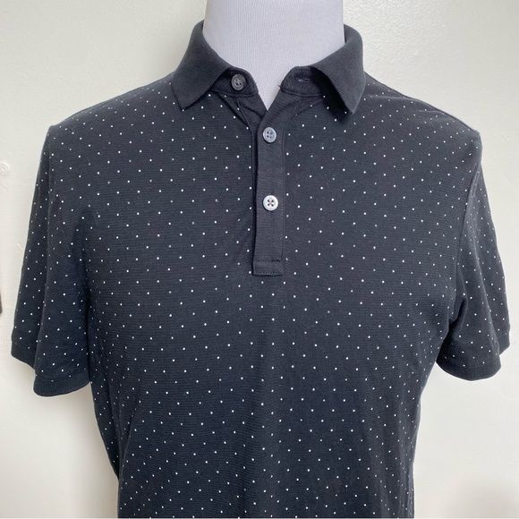 Banana Republic Luxury Touch Polka Dot Polo - Picture 2 of 16
